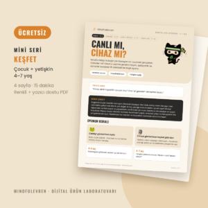 Mindful Ninja: Canlı mı, Cihaz mı? | Ücretsiz Mini Oyun (4–7 yaş)